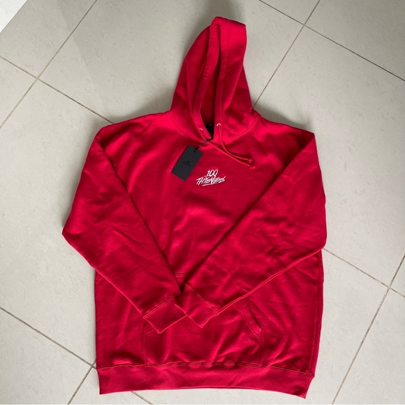 100 Thieves - NWT - Red XL Hoodie - Picture 4 of 5